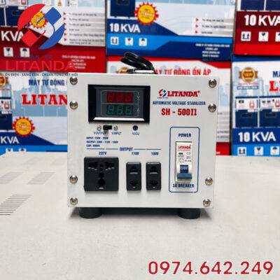 Ổn Áp 0.5KVA Dải 150-250V Litanda