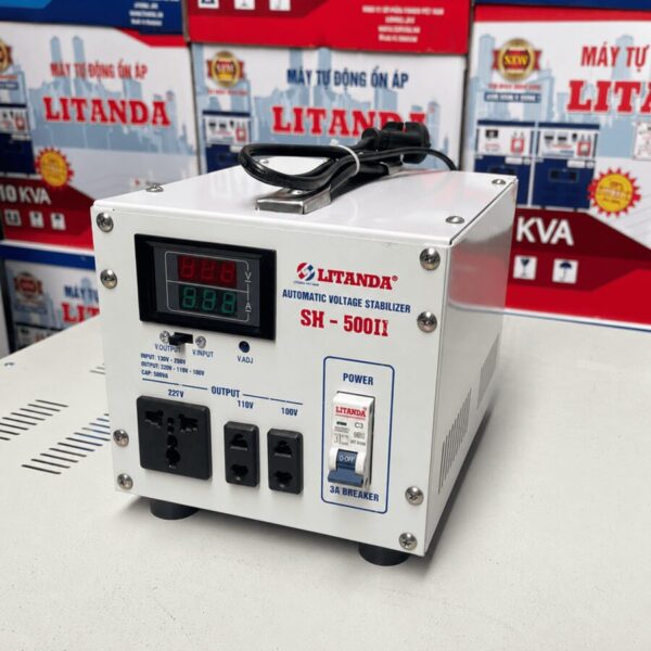 Ổn Áp 0.5KVA Dải 150-250V Litanda - Ảnh 2