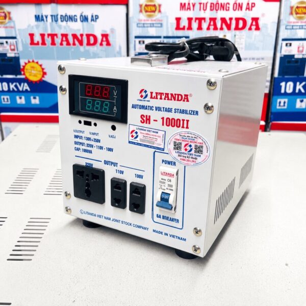 Ổn Áp 1KVA Dải 150-250V Litanda - Ảnh 2
