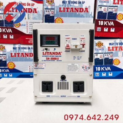 Ổn Áp 3KVA Dải 150-250V Litanda
