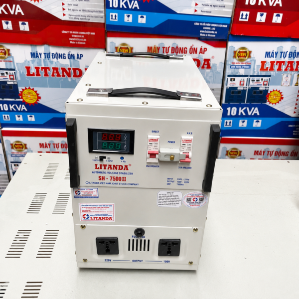 Ổn Áp 7.5KVA Dải 150-250V Litanda - Ảnh 2