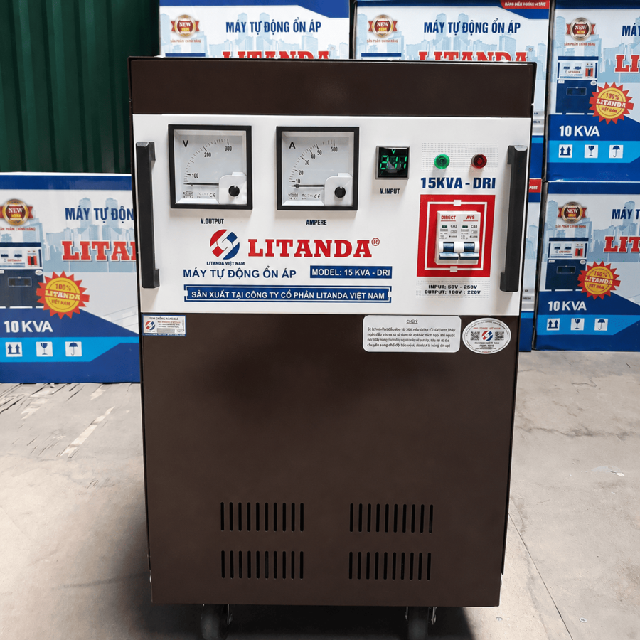 Ổn Áp 15KVA Dải 90-250V Litanda